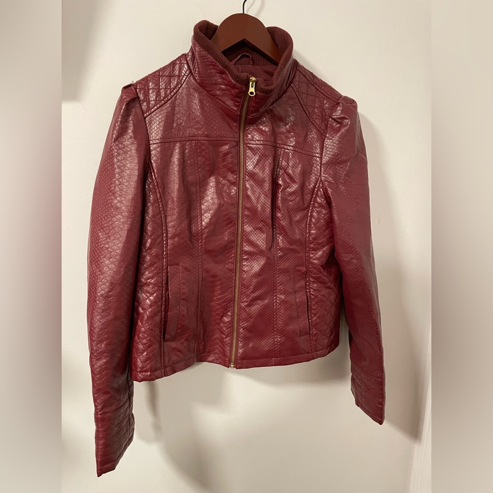 Faux Leather Jacket